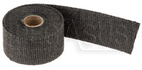 Click for a larger picture of Black Header Wrap, 2" wide x 1/16" thick - 15 foot Roll