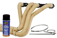 Click for a larger picture of (HAO) Exhaust Wrap Kit - Two 2 inch Rolls, Original Color