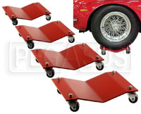 Pegasus Part No. 1860-501 - Auto Dolly, Standard Pad, set of four Click for a larger picture of Auto Dolly, Standard Pad, set of four