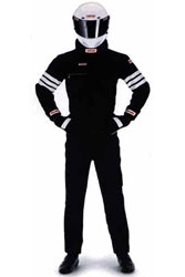 Large photo of Simpson 2 Layer Standard Gabardine Drivers Suit, SFI-5, Pegasus Part No. 2101-Size-Color