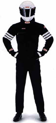 Pegasus Part No. 2101 - Simpson 2 Layer Standard Gabardine Drivers Suit, SFI-5 Click for a larger picture of Simpson 2 Layer Standard Gabardine Drivers Suit, SFI-5