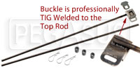 Click for a larger picture of Window Net Installation Kit, Top & Bottom, Welded Buckle