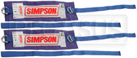 Click for a larger picture of Simpson Arm Restraints, 2 Separate Straps, SFI 3.3