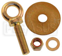 Large photo of Eyebolt Hardware Kit for Snap-in Driver Restraints, One Side, Pegasus Part No. 2384