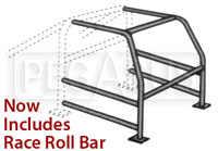 Click for a larger picture of Complete U-weld Cage Kit (now with rollbar)