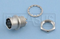 Click for a larger picture of SPA Female Hirose Connector with Nut & Lockwasher