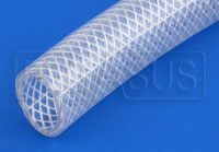 Large photo of 1 inch ID Clear Vent Hose with Nylon Reinforcement, per foot, Pegasus Part No. 2548-Size