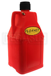 Click for a larger picture of 7.5 Gallon Red Utility Jug for Flo-Fast Pump Systems