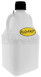 Click for a larger picture of 7.5 Gallon Translucent White Utility Jug for Flo-Fast System