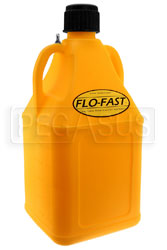 Click for a larger picture of 7.5 Gallon Yellow Utility Jug for Flo-Fast Pump Systems