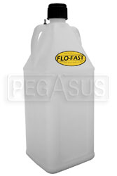 Click for a larger picture of 10.5 Gal Translucent White Utility Jug for Flo-Fast Systems