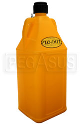 Click for a larger picture of 10.5 Gallon Yellow Utility Jug for Flo-Fast Pump Systems