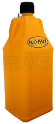 Click for a larger picture of 10.5 Gallon Yellow Utility Jug for Flo-Fast Pump Systems