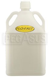 Click for a larger picture of 15 Gallon Translucent White Utility Jug for Flo-Fast Systems