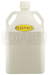 Large photo of 15 Gallon Translucent White Utility Jug for Flo-Fast Systems, Pegasus Part No. 2577-031