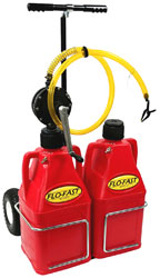 Click for a larger picture of Flo Fast 15 gl Professional Pump, 2-Jug System w/ 13" Tires