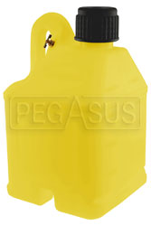 Click for a larger picture of 5 Gallon Stackable Flo-Fast Utility Jug, Yellow
