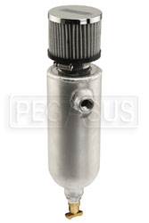 Large photo of Canton Breather / Catch Tank with Filter, 3/8 NPT, 1.5 Pint, Pegasus Part No. 2583