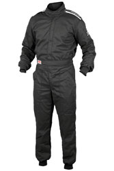 Click for a larger picture of Clearance OMP Sport Single Layer Suit, Medium, Black SFI-1