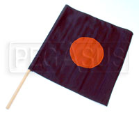 Click for a larger picture of 24" x 24" Nylon "Meatball" Flag