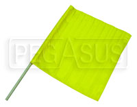 Click for a larger picture of 24" x 23" Nylon Yellow Flag