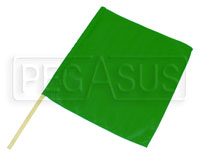 Click for a larger picture of 23" x 24" Nylon Green Flag