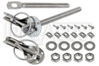 Click for a larger picture of Slide Type Captive Hood Pin Assembly- Set of 2