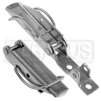 Click for a larger picture of Dzus Stainless Steel Toggle Latch Only