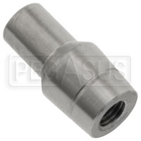 Click for a larger picture of Weldable Tube End, 1/4-28 Thread x .058" Wall