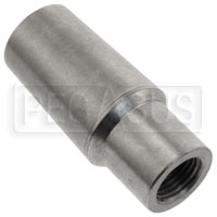 Click for a larger picture of Weldable Tube End, 1/2-20 Thread,  .065" Wall (7/8 or 1" OD)