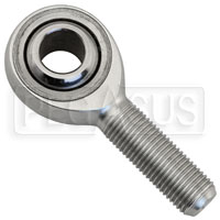 Click for a larger picture of Alloy Steel Metric Rod End, Male Threaded Shank, PTFE Lined