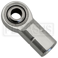 Click for a larger picture of Alloy Steel Metric Rod End, Female Thread Shank, PTFE Lined