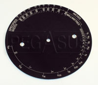 Large photo of Dunlop Part No. DA 3 , Bottom Dial, Pegasus Part No. 3141-DA 3