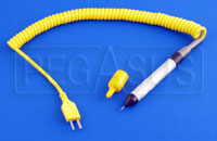 Click for a larger picture of Longacre Replacement Tire Probe with Coiled Cord