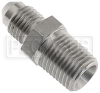 Click for a larger picture of Stainless BSPT Tapered Male to AN Male Adapter