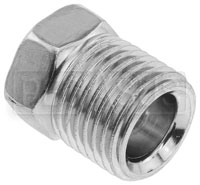 Click for a larger picture of 1/4 to 7/16-24 Inverted Flare Tube Nut, Steel