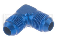 Click for a larger picture of AN821 Male to Male AN 90 Degree Elbow Union, Aluminum