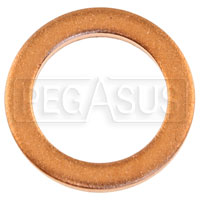 Large photo of Soft Copper Crush Washer, Pegasus Part No. 3241-Size