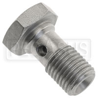 Click for a larger picture of Banjo Bolt, 3/8-24 Single, Short (0.72 Shank)