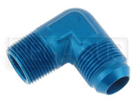 Click for a larger picture of AN822 Male NPT Pipe to Male AN 90' Elbow