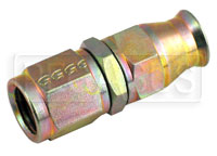 Large photo of Straight 4AN Hose End for Size 4 PTFE Brake/Clutch Hose, Pegasus Part No. 3261-4-00