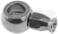 Click for a larger picture of Straight Banjo #2 Hose End, 3/8 inch (10mm)