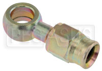 Large photo of Straight Extended Banjo #3 Hose End, 5/16 (8mm), Pegasus Part No. 3262-3-2-EXT