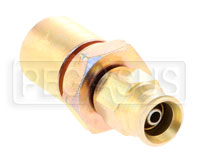 Click for a larger picture of M10x1.00mm Fixed Female Bulkhead to -3 Hose End, Straight