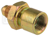 Click for a larger picture of 3AN/Female 42 degree Inverted Flare 7/16-24 Brake Adapter