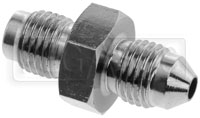Click for a larger picture of 3AN/42 degree Inverted Flare Brake Adapter, 3/8-24, Chrome