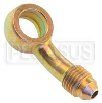 Click for a larger picture of 3AN Male to 3/8 (10mm) Long Stem 20 deg. Bent Banjo Adapter