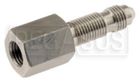 Click for a larger picture of 3AN Bulkhead Mount for 3/8-24 Bleeder Screw, Stainless Steel