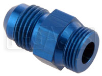 Large photo of 9/16-24 Male (Holley Single Feed) to 6AN Male Adapter, Pegasus Part No. 3275-002