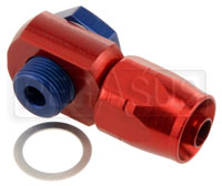 Click for a larger picture of 9/16-24 (Holley) Banjo -6 Hose End